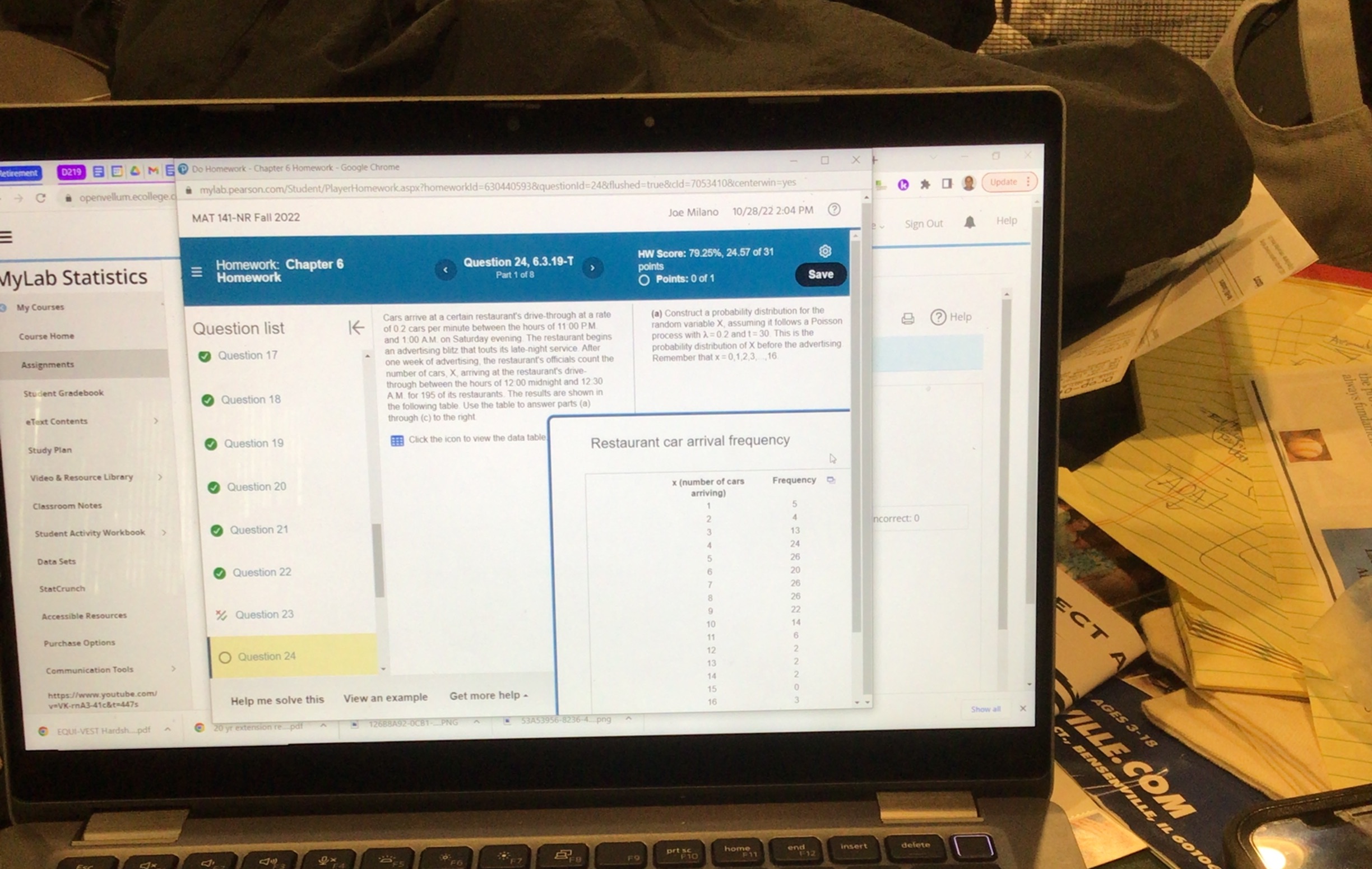  irement D219 4 ME Do Homework - Chapter 6 Homework -