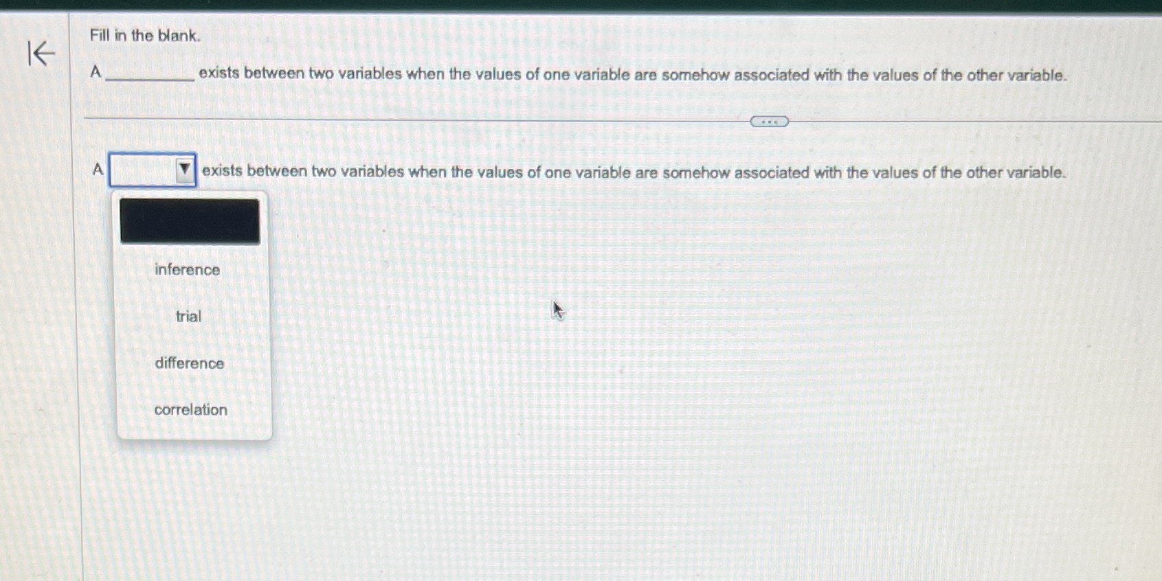 19) A blank exists between two varnivals when the value of