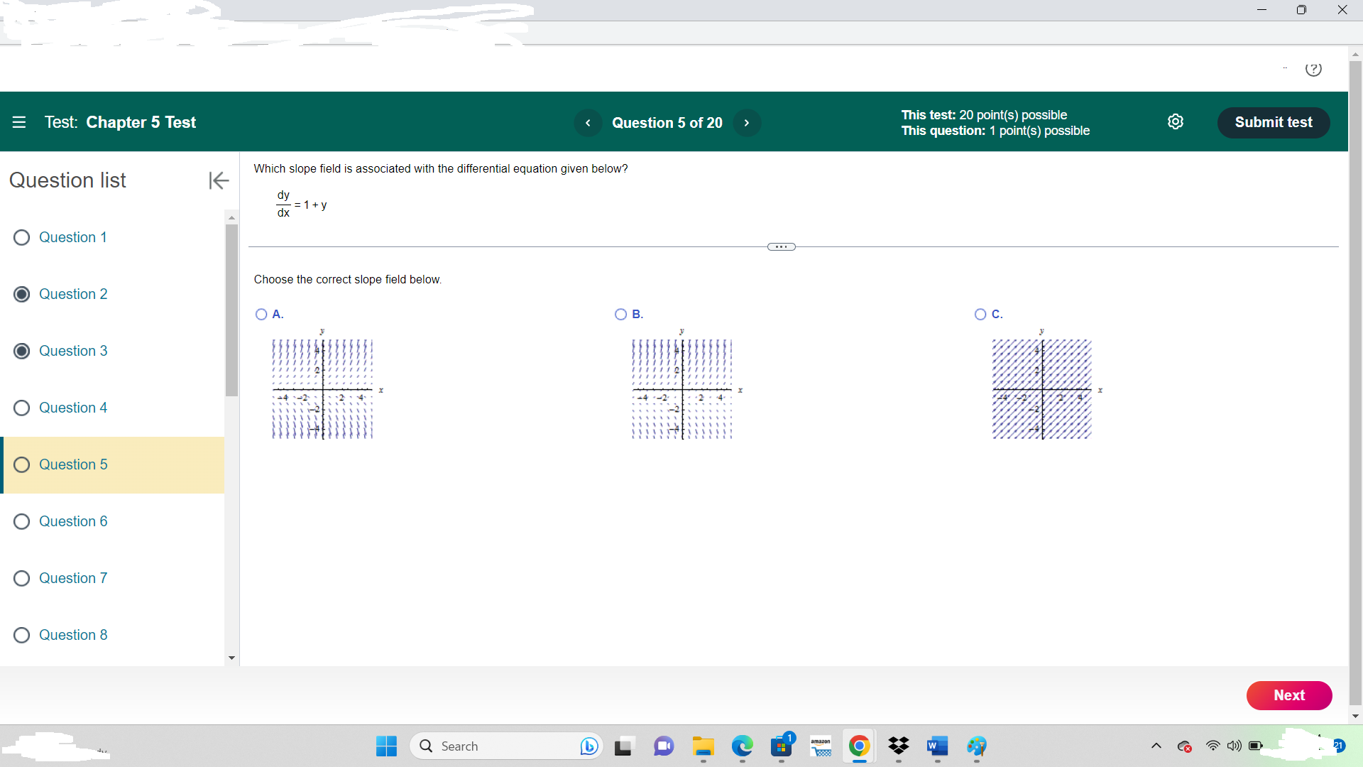 Question list K Evaluate the integral X - 2 -dx O Question