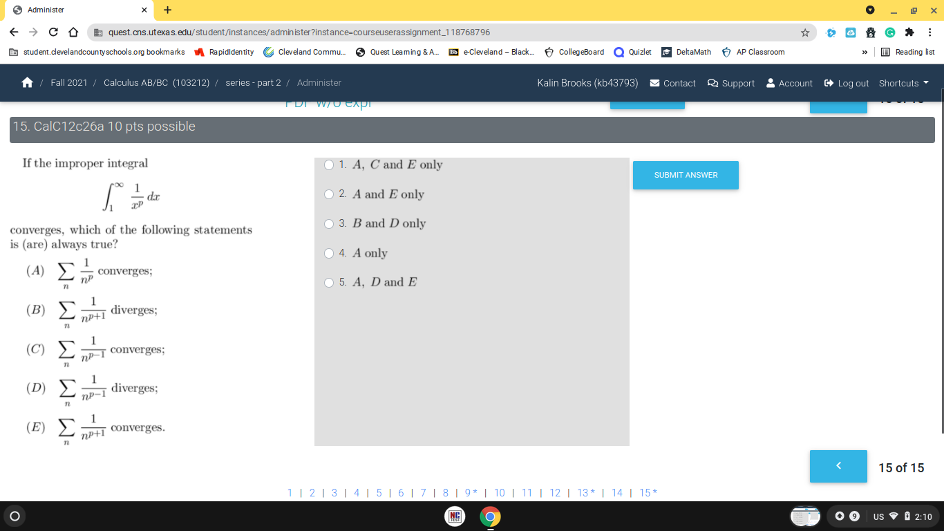 Administer X + - X CO # quest. cns.utexas. edu/student/instances/administer?instance=courseuserassignment_1 18768796