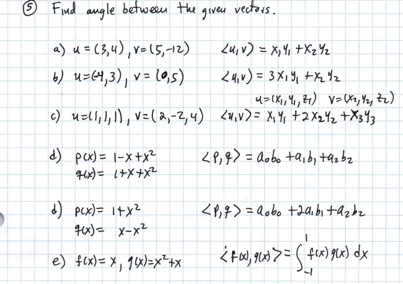 = ( x , , y , ) and V = (