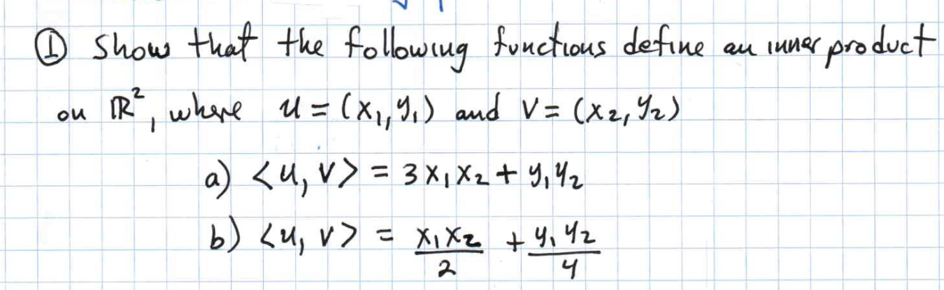 49 Let U, V be nonzero vectors In an inner product space