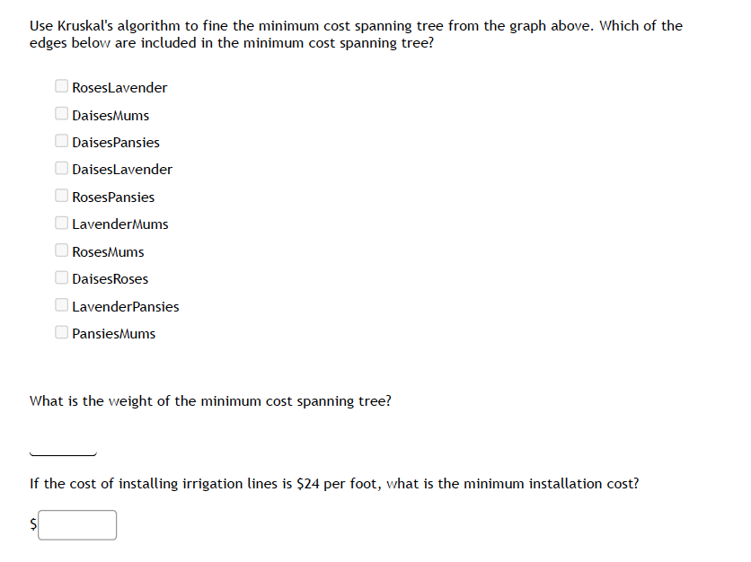 Explain all. Leah has five flower gardens and he would like to