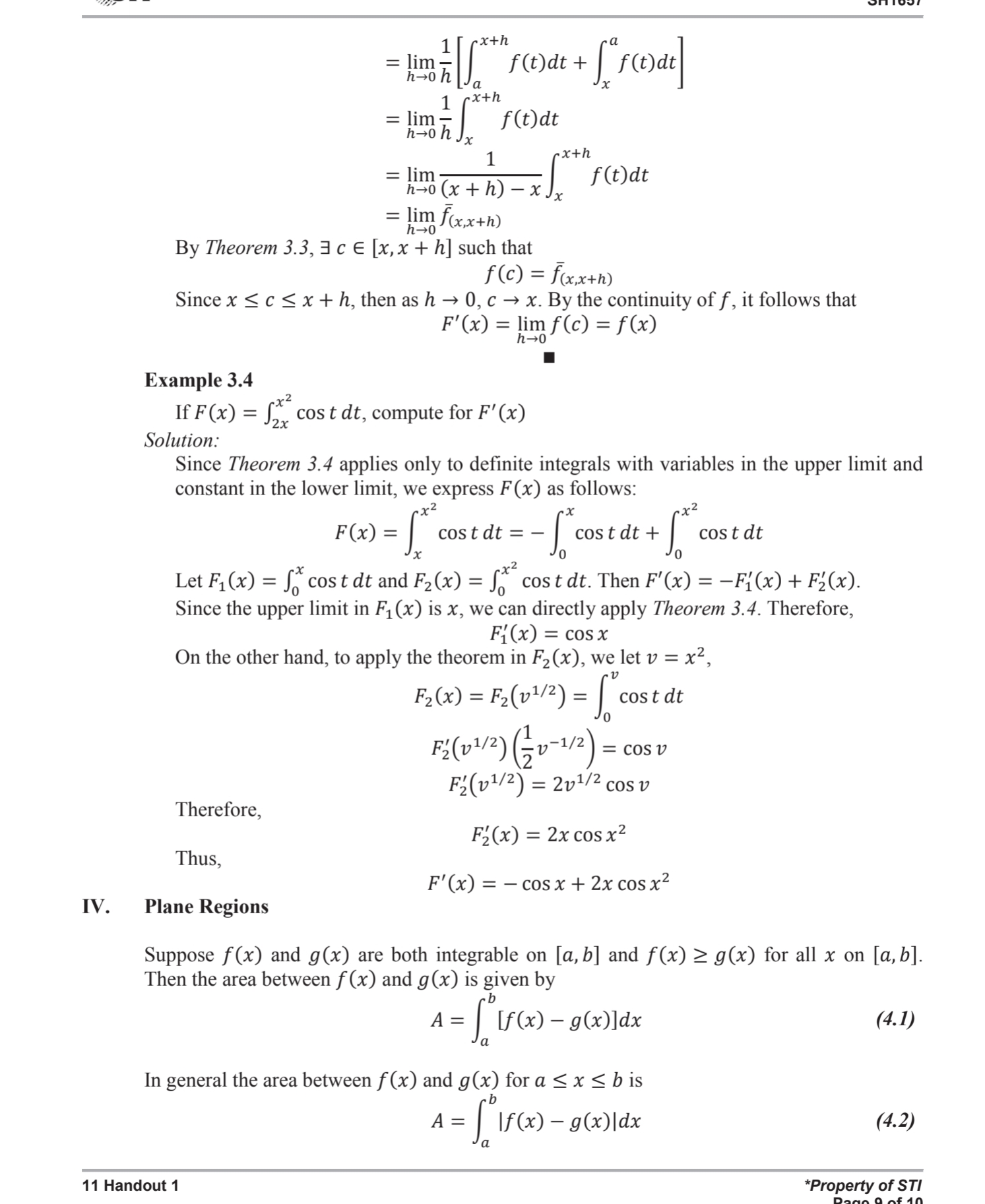 Solution: 10 The partition divides [0,1] into 10 intervals, each of width