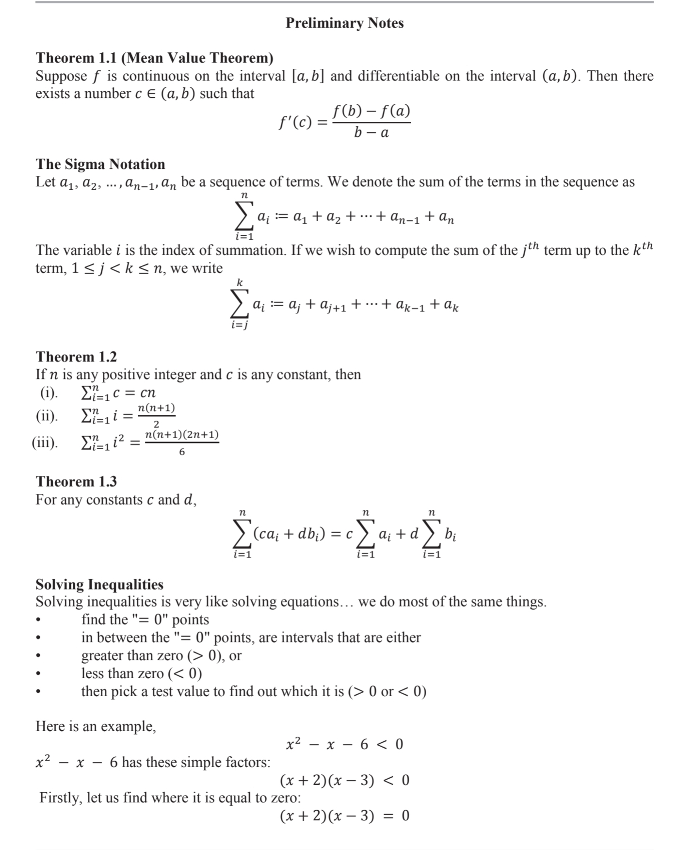 0.1, 0.2, ...,0.9,1. The evaluation points Ci are 005,015,025,...,0.85,0.95, with corresponding pre-images