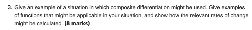 full soultion and read the question carefully. 3. Give an example of