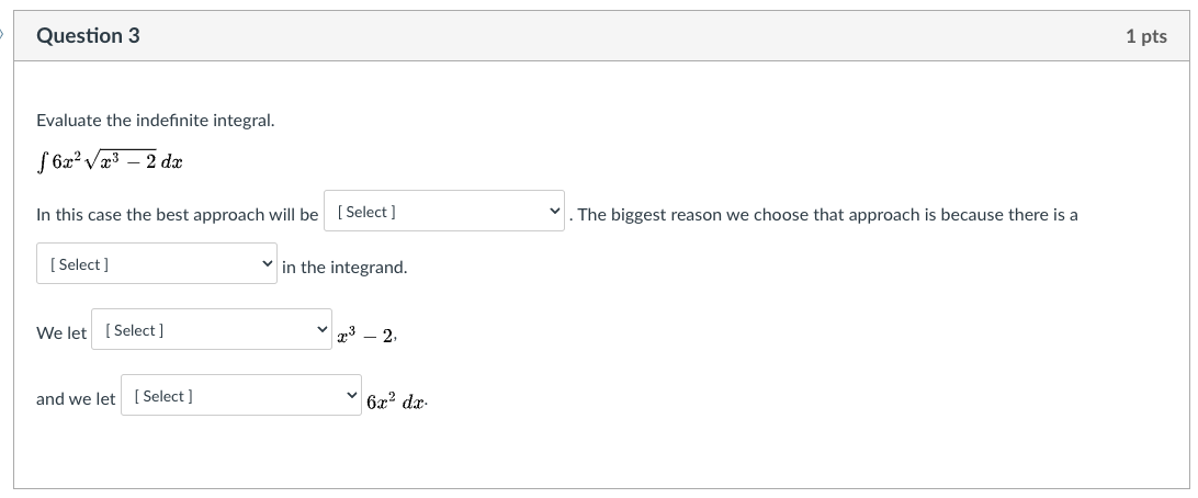 [ Select ] . The biggest reason we choose that approach is
