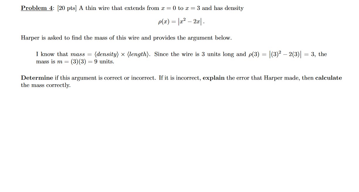 = 0 to x = 3 and has density p(:c) = |222