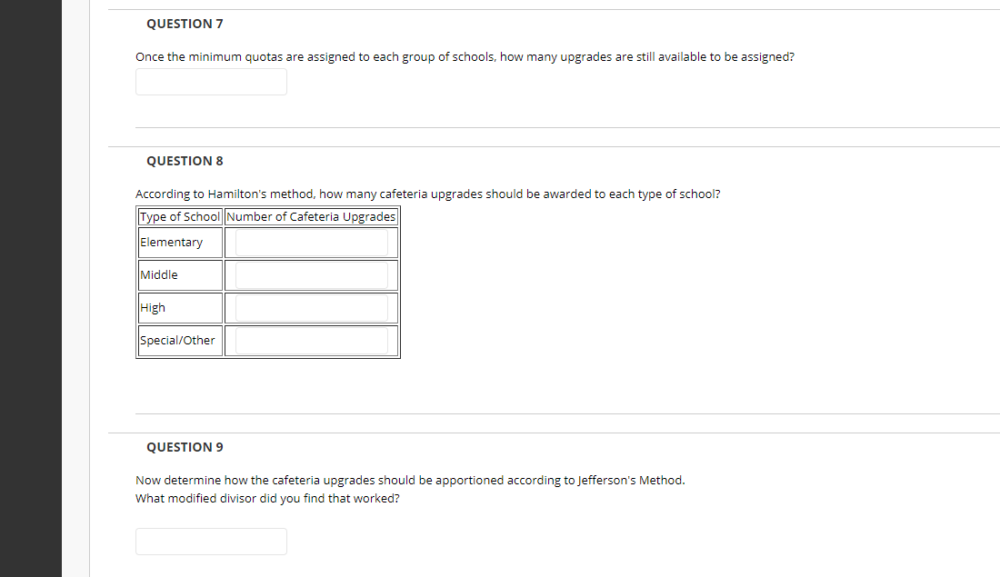 Middle 33 High 26 Special/Optional 4 Assuming all else is equal, let's