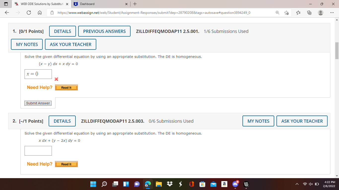  VA WEB ODE Solutions by Substituti X *Dashboard X + X