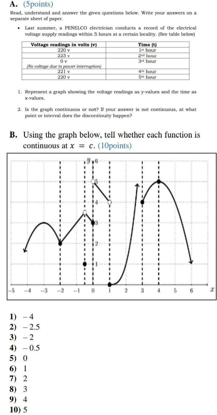  Answer the given question below (A & B). A. (5points) Read,