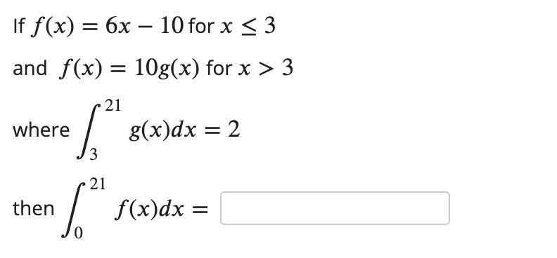 f(x) = e 3x + CIf f' (x) = 1+ 2 then...