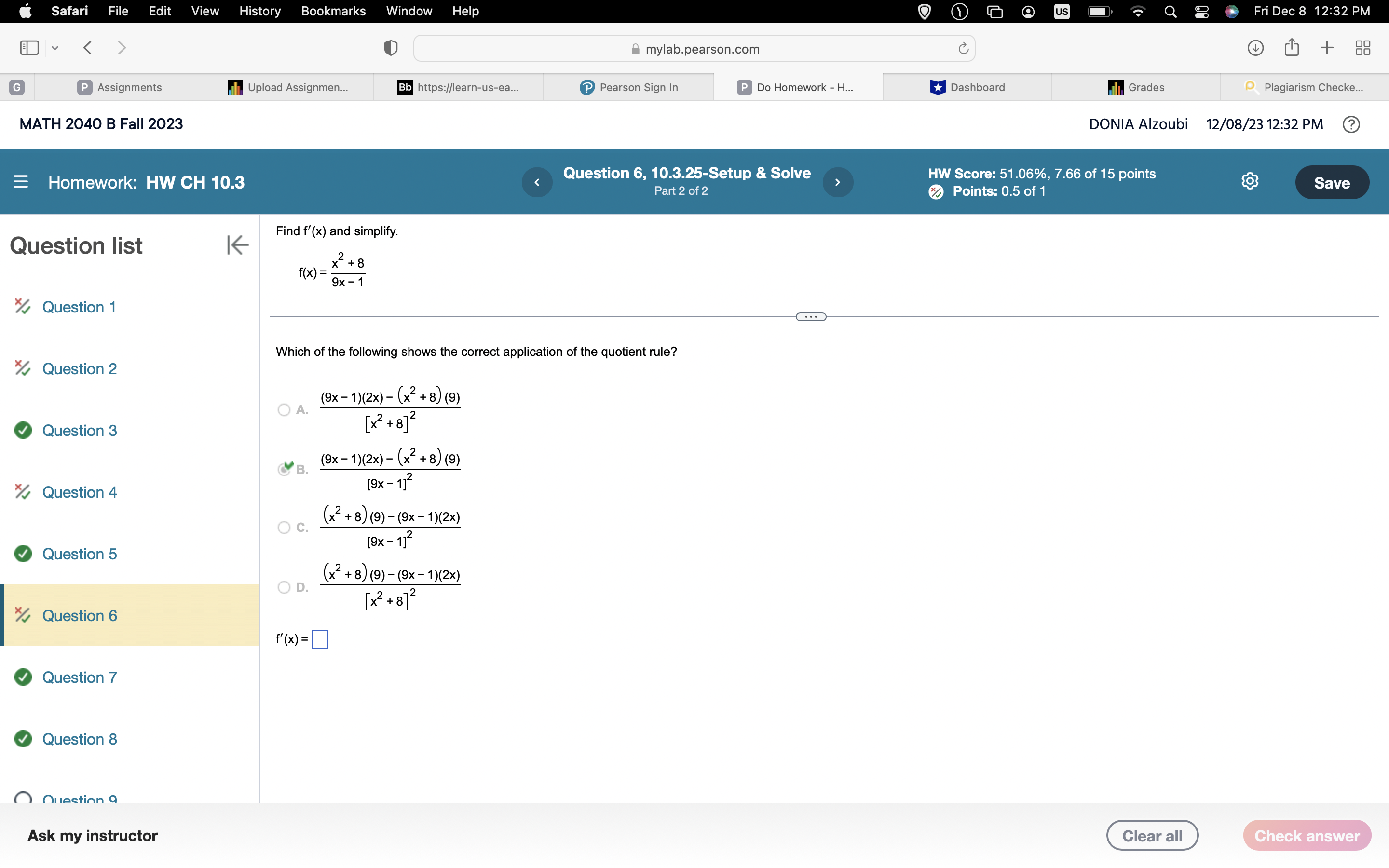 Hero will Content Plagiarism Checker Fre... MATH 2040 B Fall 2023 DONIA