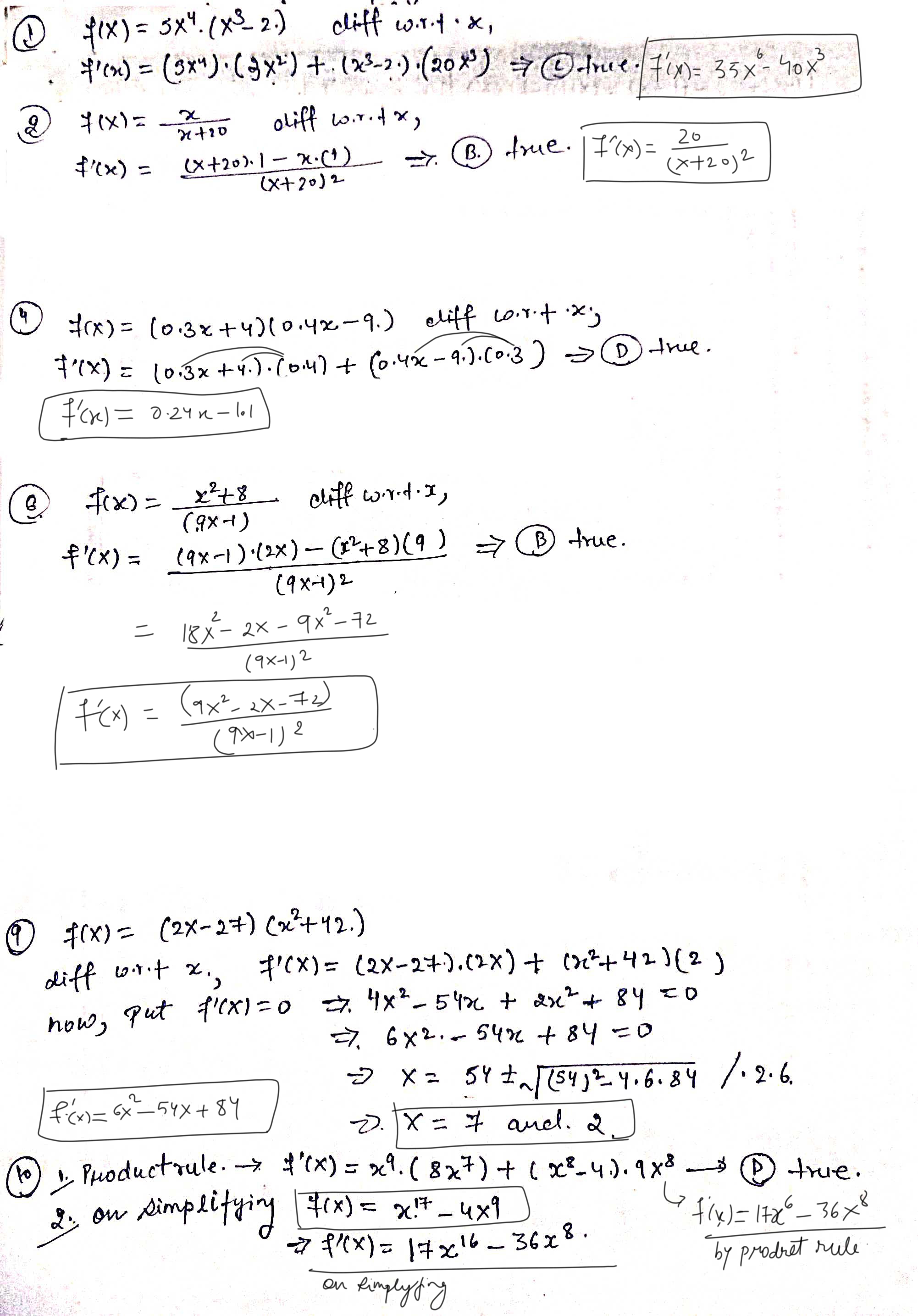 Question 2 OA. (x)(1) -(x+20)(1) [x] O Question 3 O B. (x+