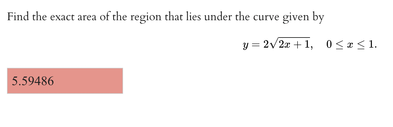 the region between the curves y = cos(a:) and y = 1