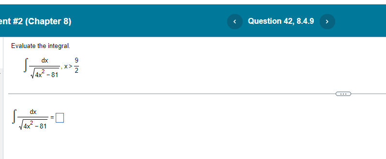 dx Question 14, 8.2.16