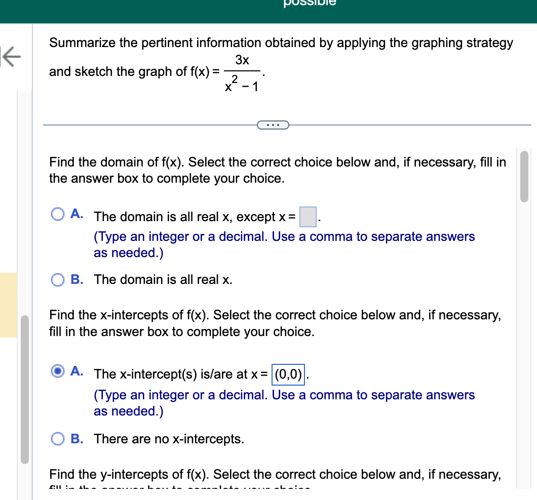  This is one math question with different parts. I got the