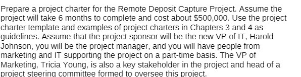 the project will take 6 months to complete and cost about $500,000.