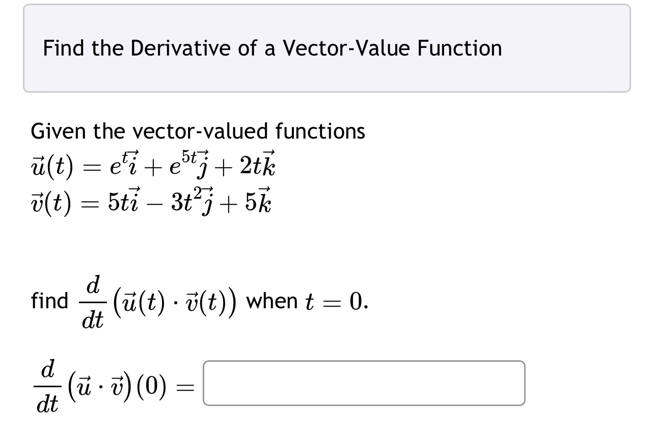 u(t) = e'i + estj + 2tk "(t) = 5ti - 3tzj