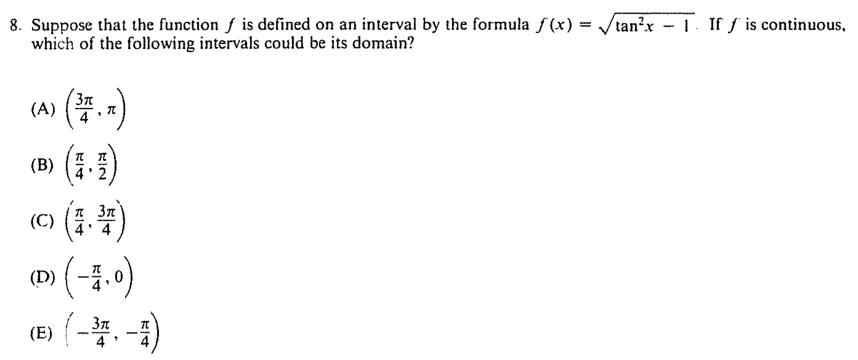  please help with this GRE math subject 9367 question: 8. Suppose