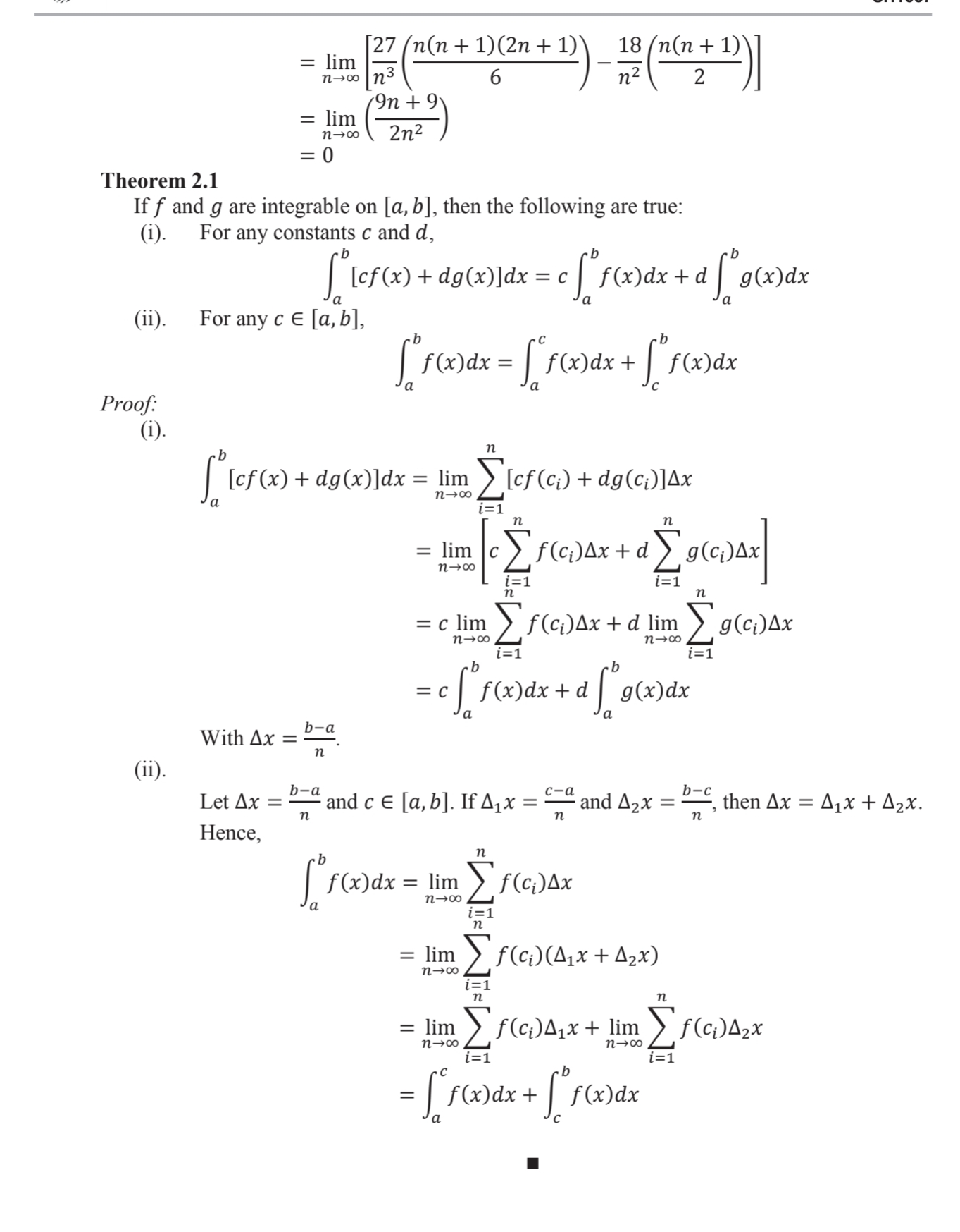 11 21mm (1.1) i=1 Example 1 Approximate the area under f (x)