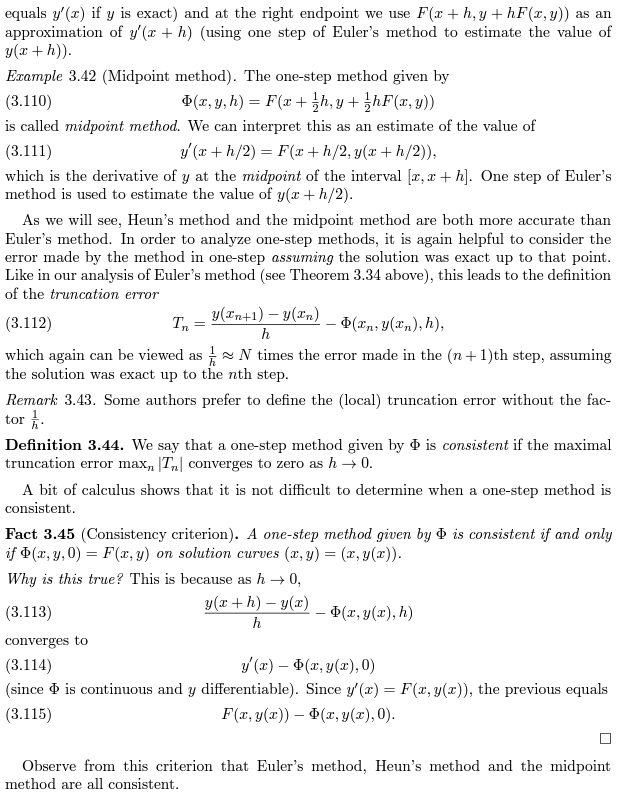 plot of the approximate solution for step size 31 51(plot each point