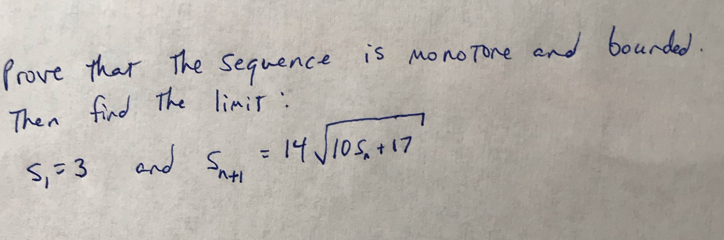  Could someone please help me with this question Prove that The