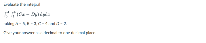 3, D - 2. Give your answer as a decimal to one