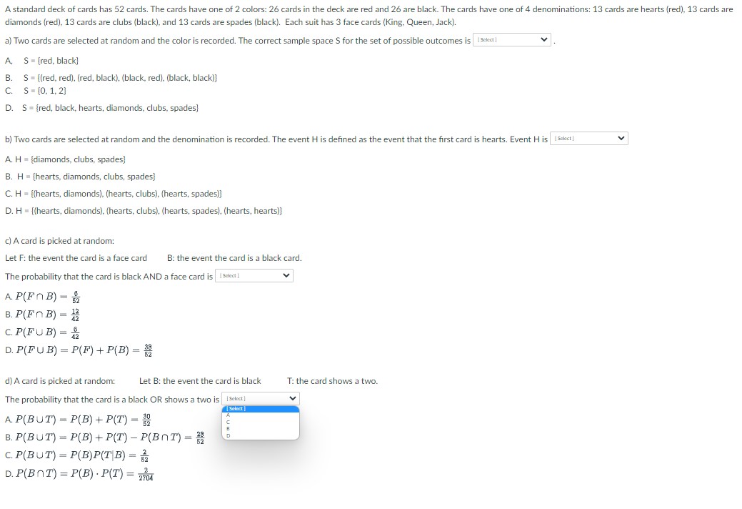 denomination is recorded. The event H is defined as the event that