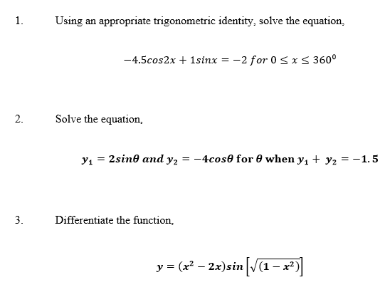 I'm stuck in the question solve this question quickly 1. Using