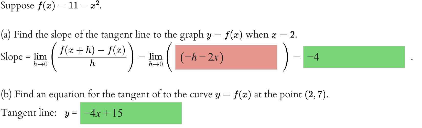 Find the constants. A = = , and C = Use the