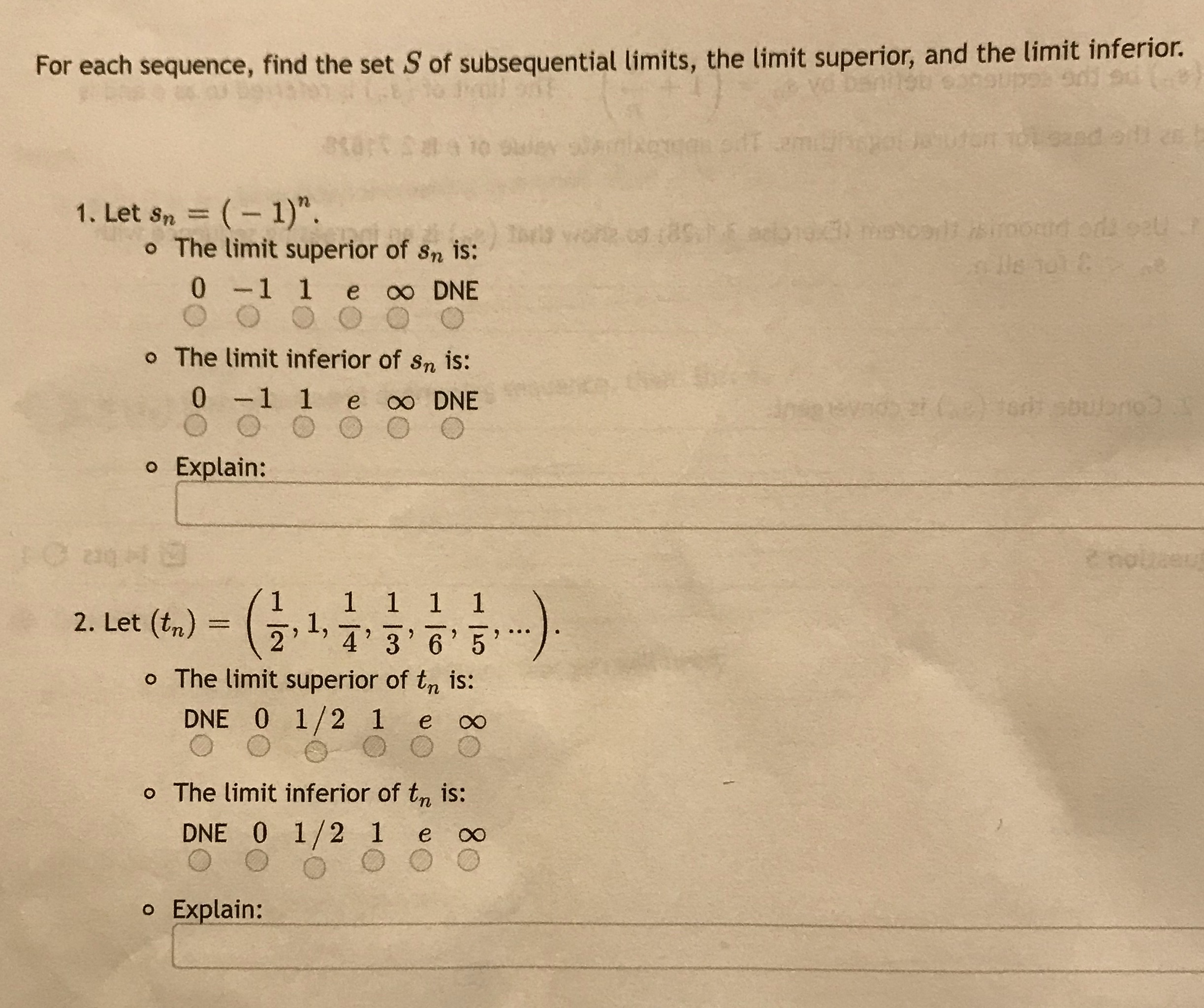  Could someone please help me with this question For each sequence,