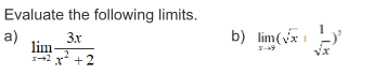 h(t) is the height in metres and t is time in seconds.
