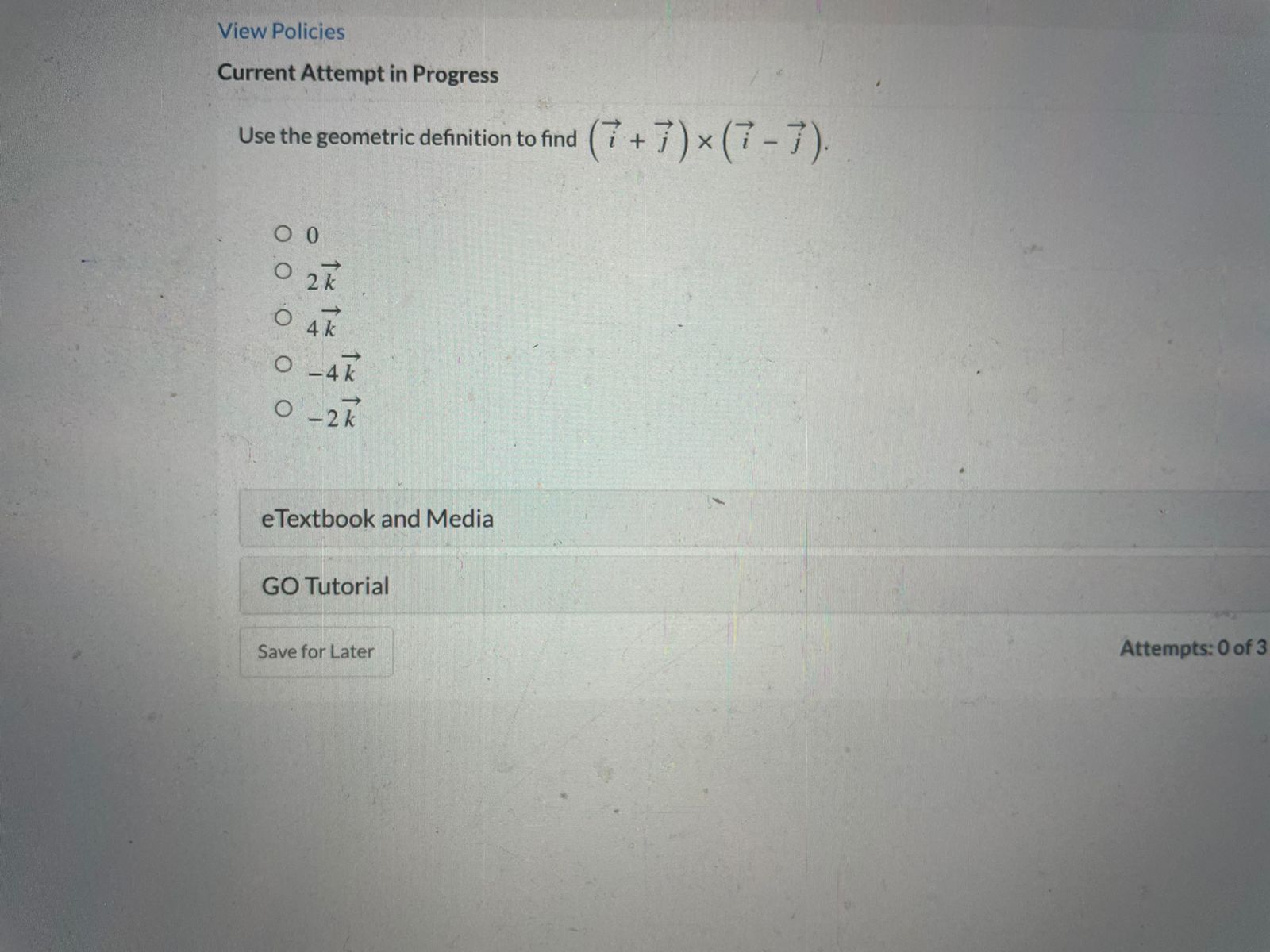 10 -12 View Policies Current Attempt in Progress Use V = 21
