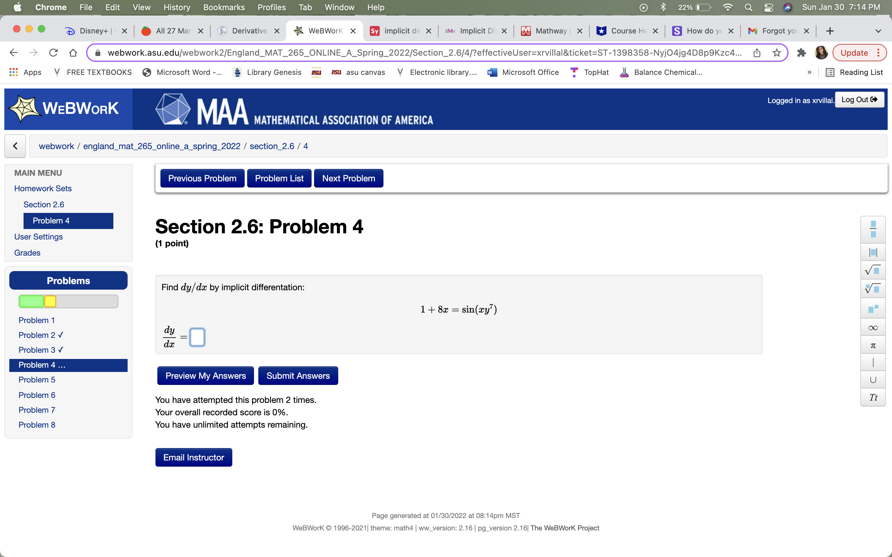  Chrome File Edit View History Bookmarks Profiles Tab Window Help $