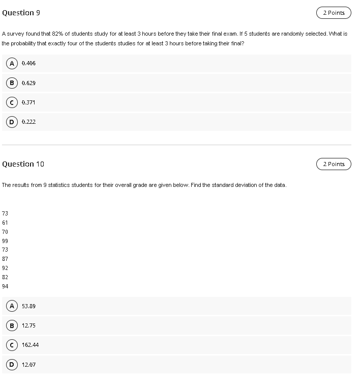 = 60, Ha: u # 60 Ho : u = 60, Ha: