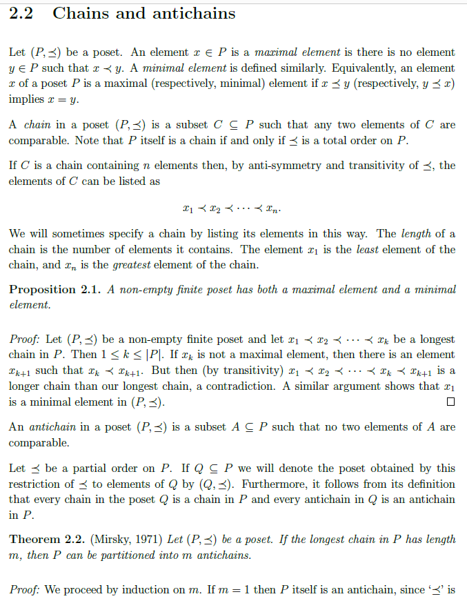 antichain'? Justify your answer. .5. Let X be a set With lXI