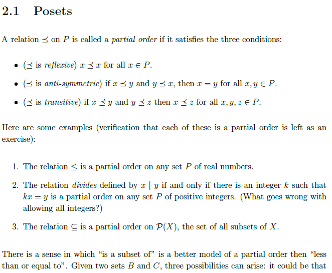 Chains of (73(X), Q) contain A? (d) (3 marks) Let A be