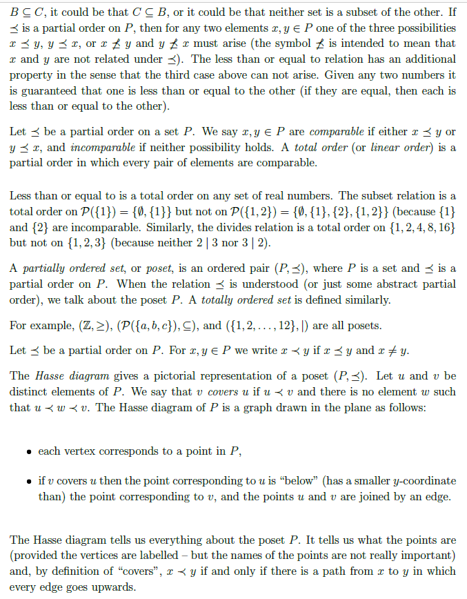 an antichain in ('P(X), g)? and let at denote the number of