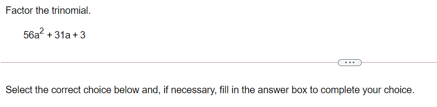 if necessary, ll in the answer box to complete your choice
