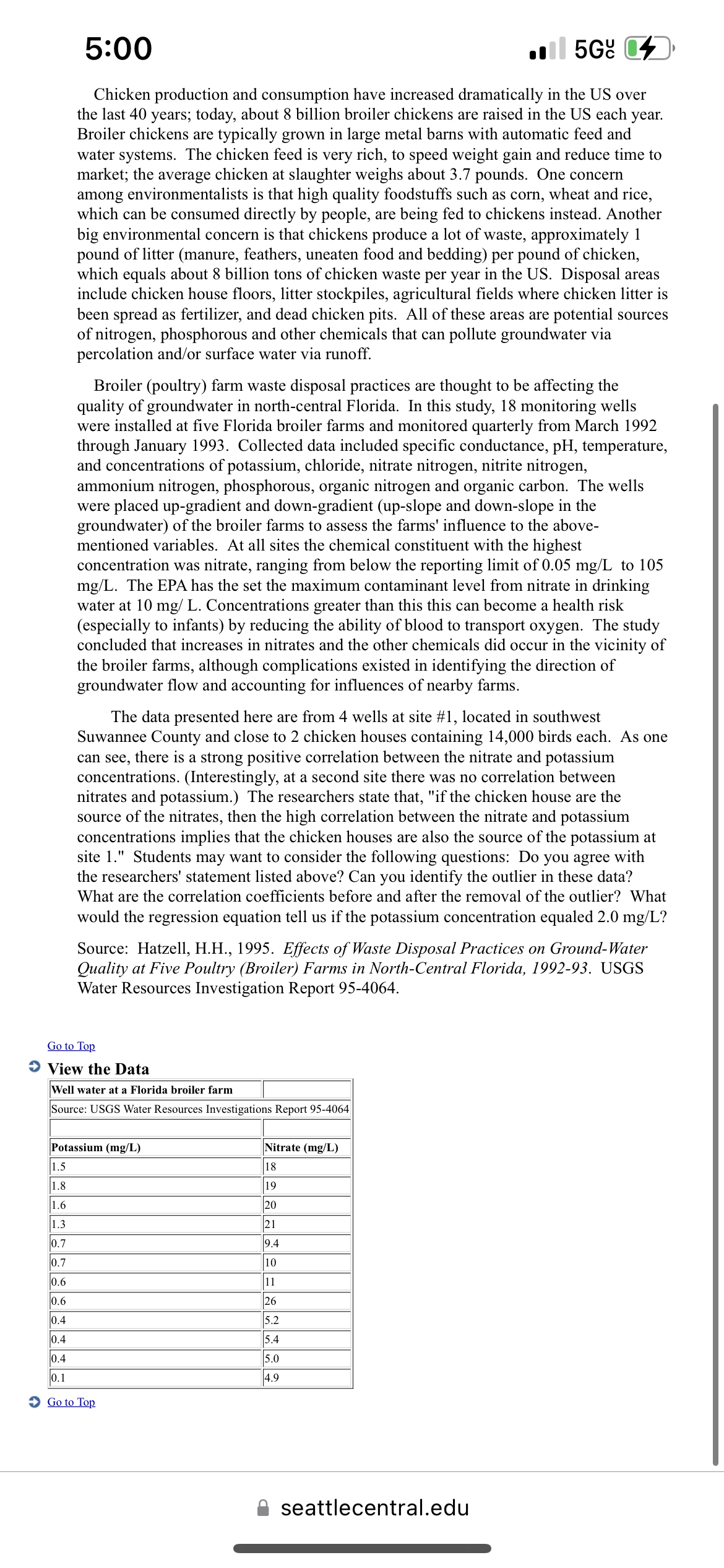  Data Set #58Explain this data set and Calculate the mean and
