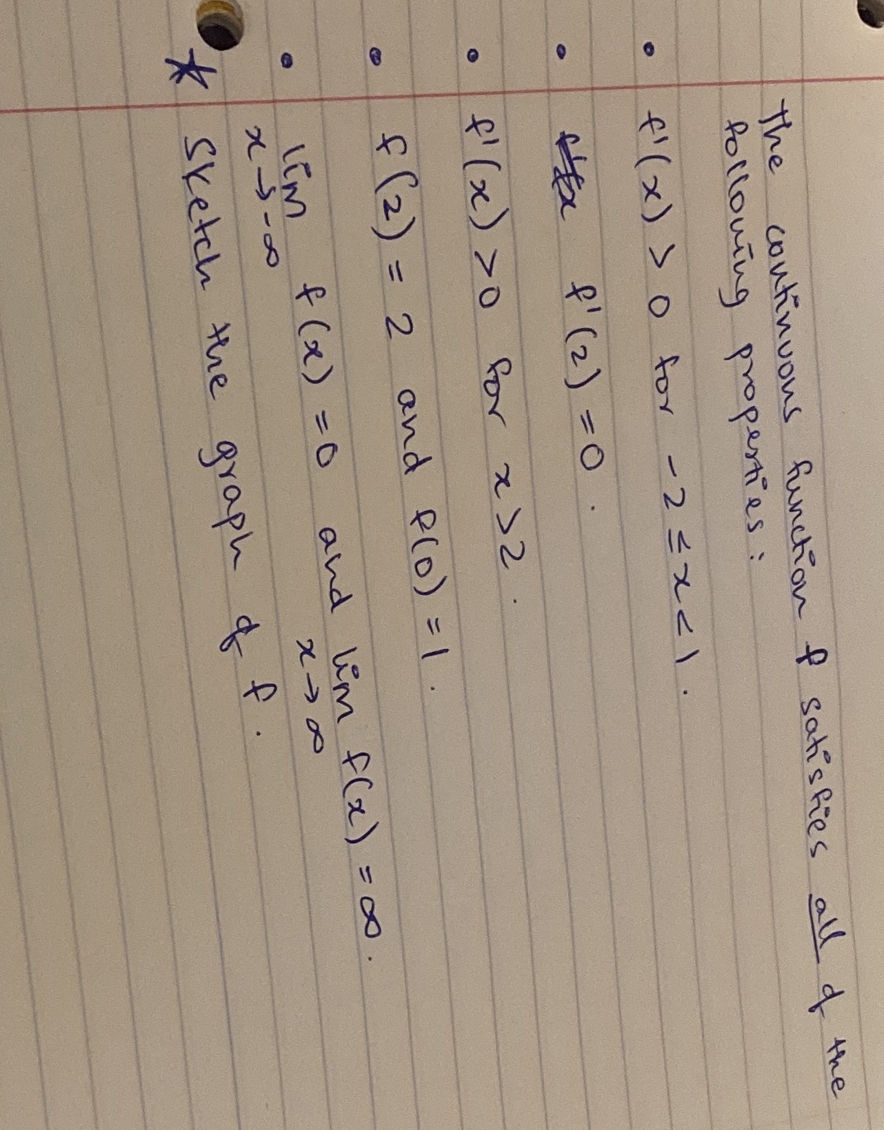 pls give a detailed answer asap thanks The continuous function of