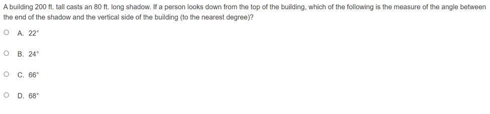 triangle ABC, C is the right angle. Given 5:411:43 and a =
