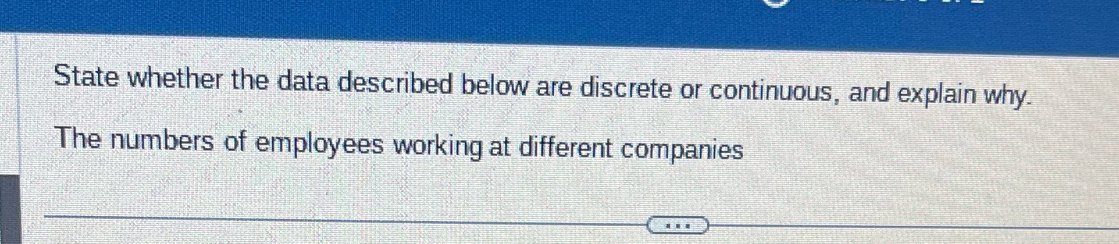 explain why. The numbers of employees working at different companies