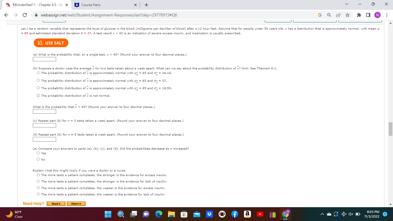 + V X > C A webassign.net/web/Student/Assignment-Responses/last?dep=29778973#Q8 Let x be a random