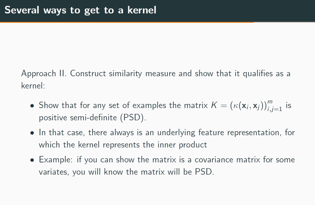 is slow, we don't want to do that o For several cases,