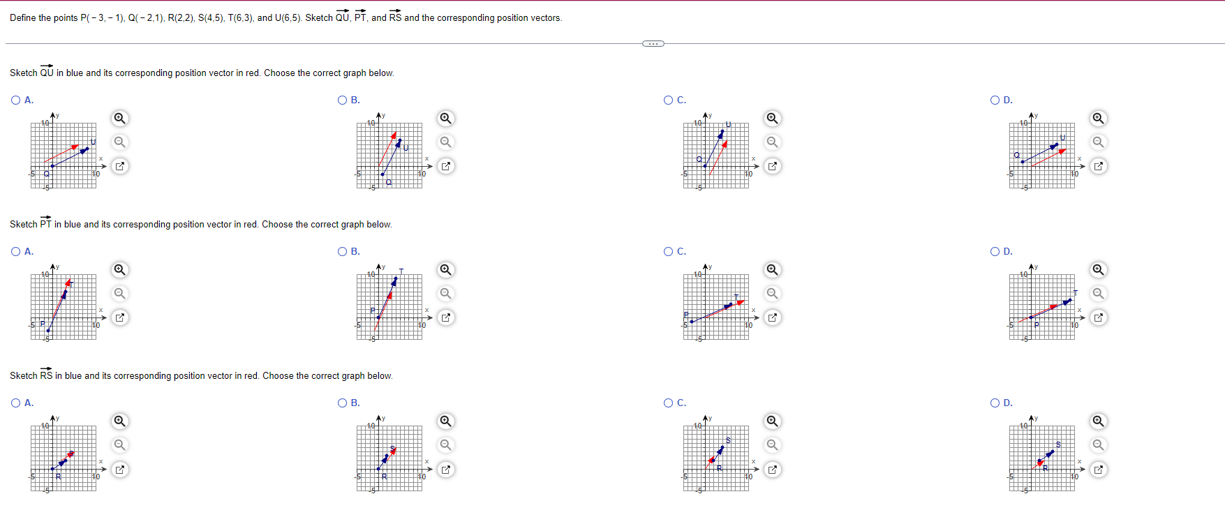  Define the points P( - 3, - 1), Q( - 2,1),