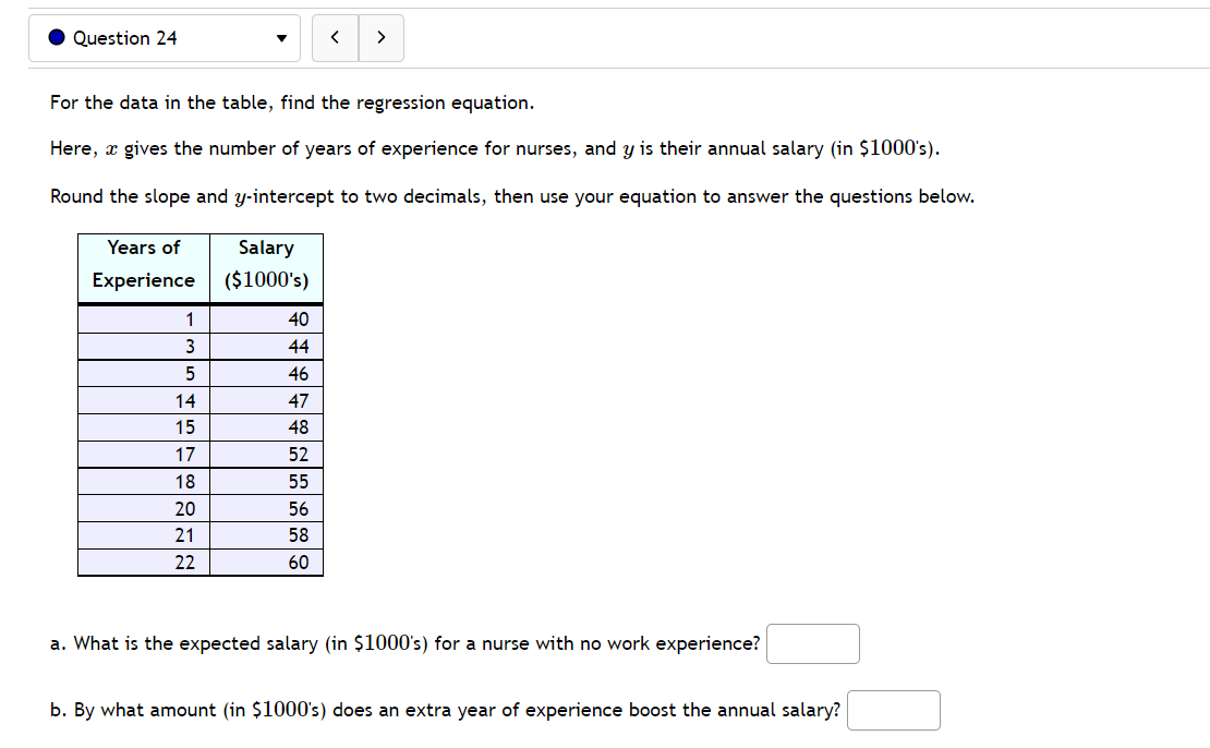 the regression equation. Here, .7: gives the number of caLories in a