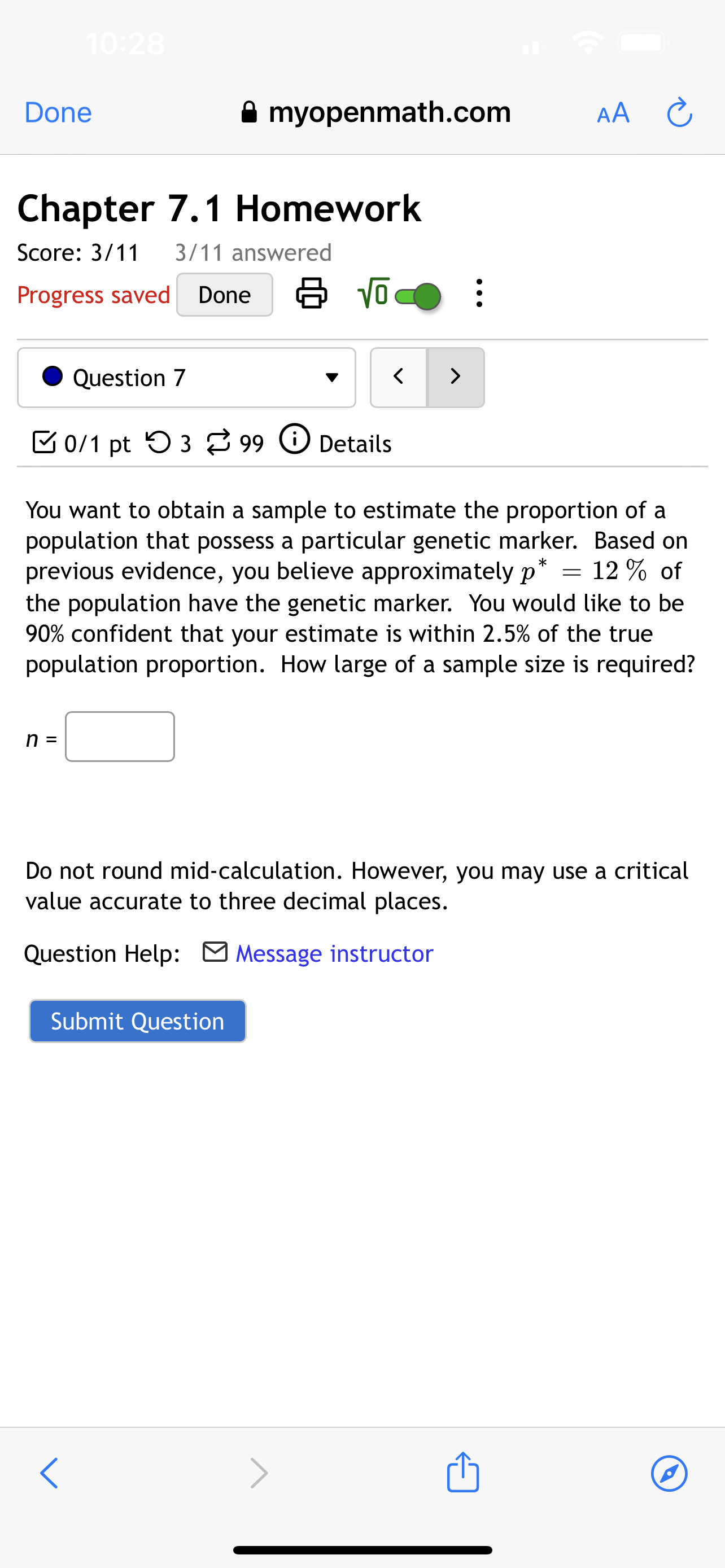 want to obtain a sample to estimate a population proportion. At this