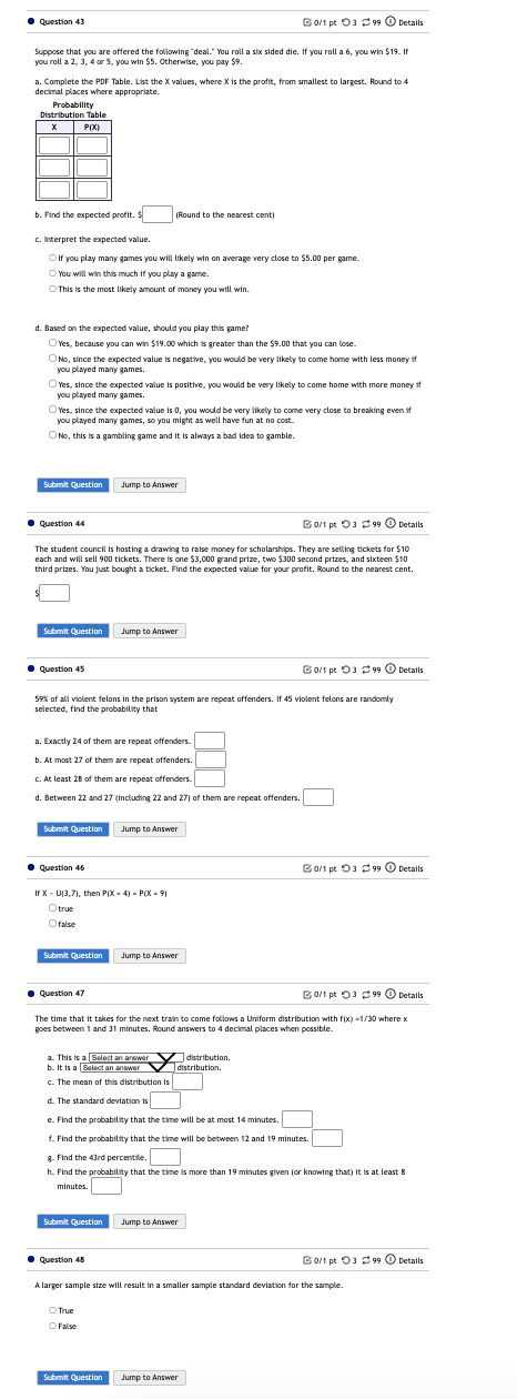 Submit Question 0 Question 5 8 0.1711 pt '0 3 2:3 98